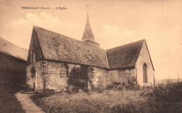 (RECTO / VERSO) HEBECOURT - L' EGLISE - CPA - Hébécourt