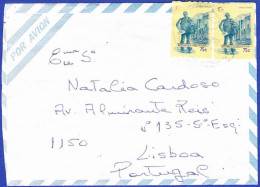 Cover - Buenos Aires To Lisboa, Portugal -|- Postmark - Buenos Aires . 2001 - Covers & Documents