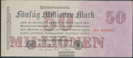 German Empire Pick-number: 97b, Firmendruck 6stellig Uncirculated 1923 50 Million. Mark - 50 Millionen Mark
