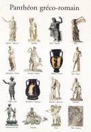 PANTHEON GRECO-ROMAIN - PALEOLITIQUE - GALLO-ROMAINS - Lot De 3 Cartes - Verzamelingen & Kavels