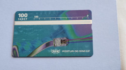 ICELAND-(ICE-D-19-726L)-Telephone Cable-(26)-(100units)-(726L15476)-(Tirage-15.000)-used Card - Iceland