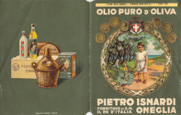 27945 " OLIO PURO D'OLIVA PIETRO ISNARDI-ONEGLIA " Cm.14,5 X 11.5 (CHIUSO) - Autres & Non Classés