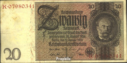 Deutsches Reich Rosenbg: 174a, Udr.-Bst.: L, Serien: A-K Gebraucht (III) 1929 20 Reichsmark - 20 Mark