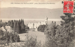 [-5%] FRANCE - Château De Ballaison Près Douvaine - Vue Générale - Carte Postale Ancienne - Douvaine
