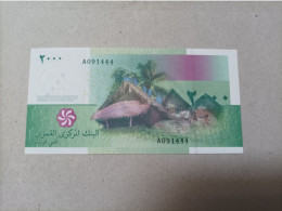 Billete Comores, 2000 Francos, Año 2005, Serie A, UNC - Comore