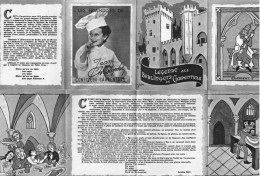 PETIT DEPLIANT PUBLICITAIRE "LES FRIANDISES DE JEAN CHRISTOPHE CONFISEUR A CARPENTRAS - LOT DE 5 EXEMPLAIRES - Suiker