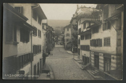 01468*SWITZERLAND*HELVETIA*HORGEN*DORFGASSE*REAL PHOTO*1924 - Horgen