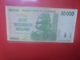Delcampe - ZIMBABWE 50.000$ 2008 Circuler - Zimbabwe