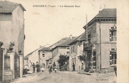 Coussey * La Grande Rue * Café * Villageois - Coussey