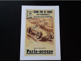 Affiche : Grand Prix De France Automobile 1949 " Course De Voiture "& - Posters