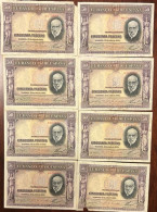 CRBS1518 LOTE 8 BILLETES ESPAÑA 50 PESETAS 1935 MBC - Altri & Non Classificati