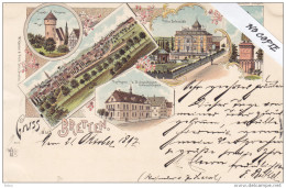 Delcampe - Bade Würtemberg,  Bretten, Gruss Aus...litho, Multivues - Bretten