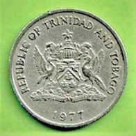TRINITE ET TOBAGO / 25 CENTS / 1977 - Trinité & Tobago