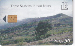 (CHIP ROJO) TARJETA DE ERITREA DE THREE SEASONS IN TWO HOURS DE 50 NAKFA (TSE) - Eritrea