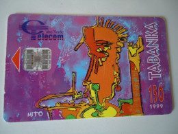 CAPE VERDE  USED CARDS  COMICS PAINTING - Cape Verde