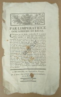 Jacht/Chasse - Pamflet - 1768 - Betreffende Uitstel Van De Opening Van De Jacht Door Het Slechte Weer  (V3319) - Historical Documents