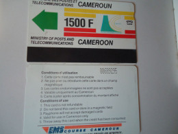 CAMEROON  OLD USED CARDS  1500 FR - Camerún