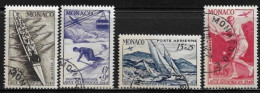 Delcampe - Monaco P.A N°32/35 Oblitéré.  J.O De Londres. Cote 105€. - Zomer 1948: Londen
