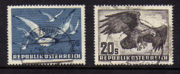 Autriche -  (1950-53) - P A  Mouettes - Aigle - Obliteres - Gebraucht