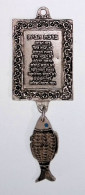 Médaille, Religion, Judaïsme, 142 Grammes, Poisson, Métal , 160 X 55 Mm, Frais France : 8.95 E En Suivi - Non Classés