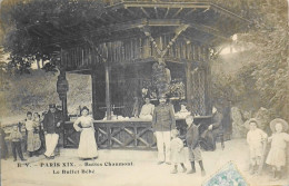 Delcampe - CPA. PARIS > B. V. - Buttes-Chaumont - Le Buffet Bébé - (XIXe Arrt.) - 1906 - TBE - Paris (19)