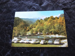 C-1910 , CHAMOSON, Valais, Chez TIP-TOP , La Colline Aux Oiseaux , Diverses Automobiles - Chamoson