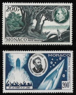 Delcampe - Monaco P.A N°59/60**, J.Verne, A Schweitzer. Cote 92€. - Albert Schweitzer