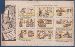 Buvard Peugeot, L'usine Des Cycles Et La Prodigieuse Histoire Du Pneu Dunlop - Tweewielers