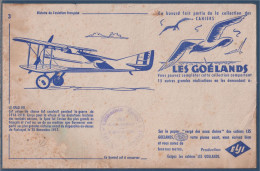 Buvard Les Goélands, Cahiers Production Elji, Illustré Avion Le Spad VII - Stationeries (flat Articles)