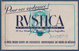 Buvard Faïences D'Art, Rustica, Pour Vos Cadeaux Le Plus Beau Choix De Faïences Artistiques De La Région à Angers - F