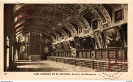 Delcampe - MADRID. SAN LORENZO DE EL ESCORIAL SACRISTIA DEL MONASTERIO - Madrid