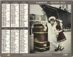 Almanach Calendrier OLLER  ,des Postes, PTT , Du Facteur   2010  Dept Du  Loir Et Cher - Big : 2001-...