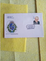 Delcampe - Uruguay Brasil Related1986.fdc Pdent Sarney Visit.sarney Visit 1985pict.pmk.e8/e3 Reg/normal Post By Sept 1 Up To 20 Gr - Uruguay
