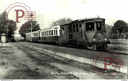 Delcampe - Brielle Station RTM Laatste Tramrit 23 Sept 1965  Trein Train Zug Tren Zuid Holland HOLLAND HOLANDA NETHERLANDS - Brielle