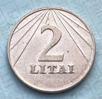 1991 Lithuania Coin For Circulation 2 Litai,KM#92/D2,8812. - Lituanie