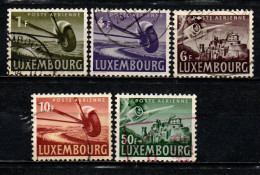 LUSSEMBURGO - 1946 - AEREO IN VOLO - USATI - Gebraucht