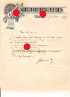 VIRTON 1900 DISTILLERIE BERNARD  VINS & SPIRITUEUX - Old Professions
