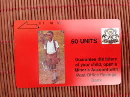 1 Phonecard 50 UNITS  UGANDA USED Rare - Uganda