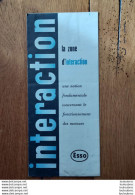 Delcampe - ESSO INTERACTION DANS UN MOTEUR DEPLIANT 3 VOLETS - Auto's