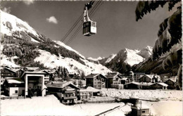 Luftseilbahn Klosters-Gotschnagrat-Parsenn Mit Silvrettagruppe (514) * 22. 3. 1957 - Klosters