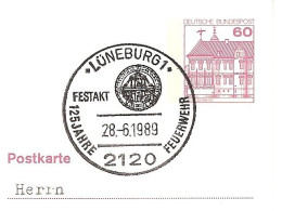 Delcampe - ALLEMAGNE DEUTSCHLAND GERMANY ALEMANIA POMPIER FEUERWEHR FIREMAN FEST FETE BOMBERO BRANDWEERMAN BOMBEIRO LUNEBURG 2120 - Feuerwehr
