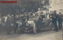 CARTE PHOTO : LAMURE-SUR-AZERGUES ? CONTRAVENTION GENDARME POLICIER AUTOMOBILE VOITURE TACO CAR RHONE 69 - Lamure Sur Azergues