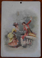 RARE CHROMO SUPPORT CARTONNÉ FORT, AU BON MARCHÉ, ROBES, COSTUMES, PAUL BIZOT, TAILLEUR POUR DAMES, LE MANS, SARTHE - Au Bon Marché
