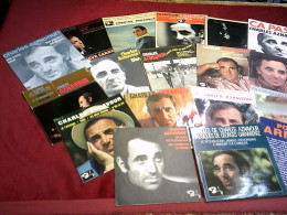 COLLECTION   DE 18 /  45 TOURS  TOURS  DIFFERENTS DE  CHARLES AZNAVOUR - Collections Complètes