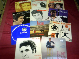 COLLECTION   DE  30  /  45 TOURS  TOURS  DIFFERENTS DE  GILBERT BECAUD - Collections Complètes