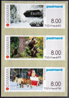 Denmark 2016 MiNr.90-92 (**) ( Lot K 793 ) ATM Franking Labels - Machine Labels [ATM]