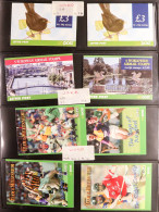 1990-2023 USED BOOKLETS Collection Of Complete Booklets In Album, All Very Fine Used Cancelled To Order, Includes Defini - Other & Unclassified