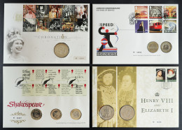 COIN COVERS 1992-2020 Collection Of Coin Covers Chiefly With 50p, £1, £2 & £5 Coins (official Royal Mail & The Royal Min - Other & Unclassified