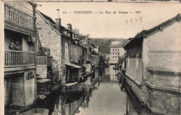 [-5%] FRANCE - Tonnerre - La Rue De Venise - Animé - Carte Postale Ancienne - Tonnerre