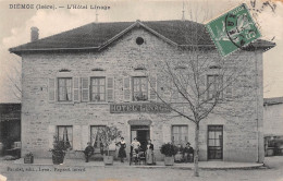 Delcampe - DIEMOZ (Isère) - L'Hôtel Linage - Voyagé (2 Scans) - Diémoz
